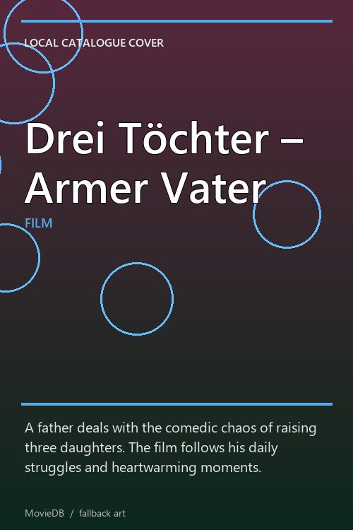 Drei Töchter – Armer Vater poster