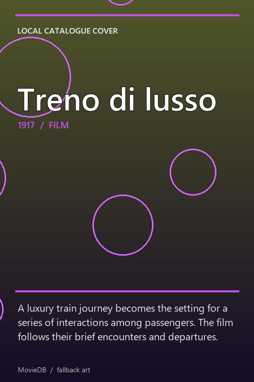 Treno di lusso poster