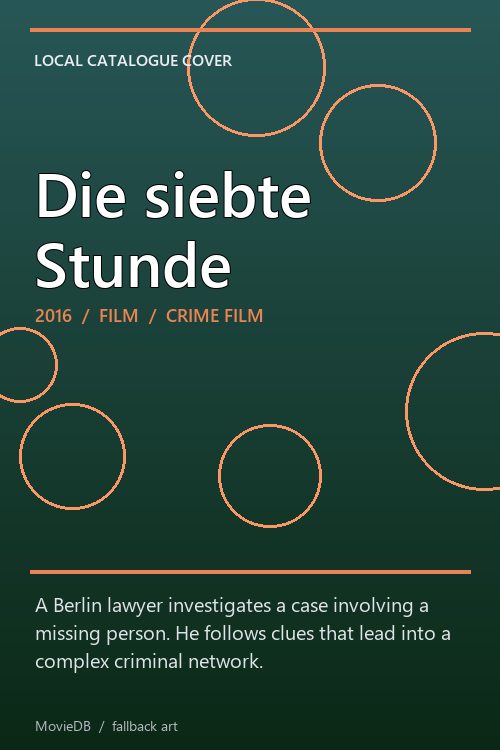 Die siebte Stunde poster
