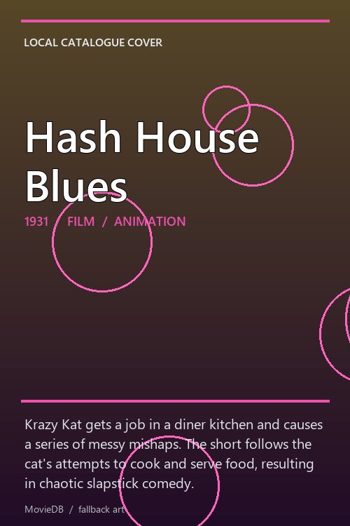Hash House Blues poster