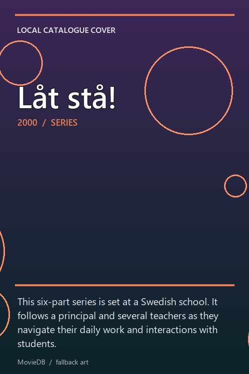 Låt stå! poster