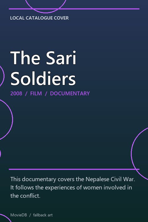 The Sari Soldiers poster