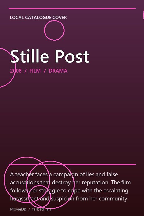 Stille Post poster