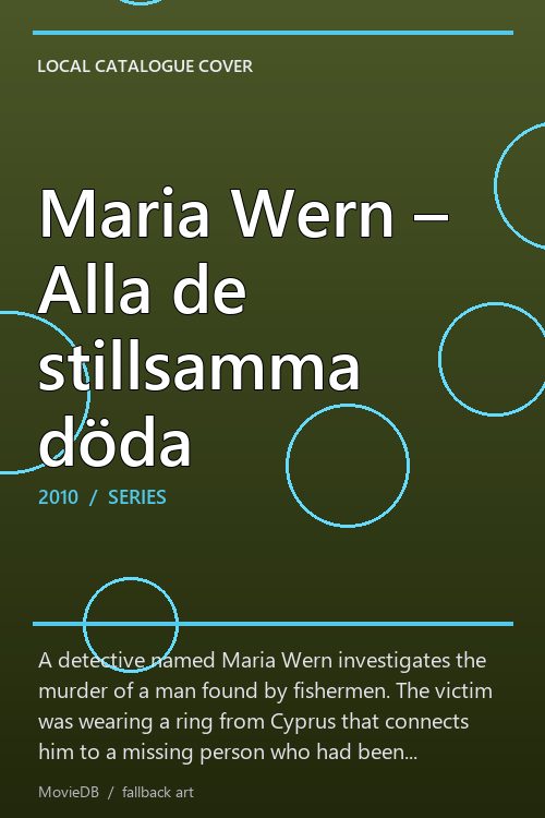 Maria Wern – Alla de stillsamma döda poster