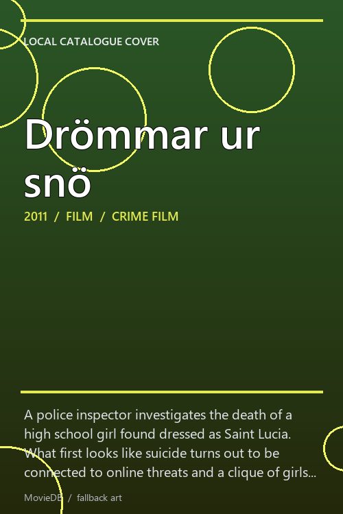 Drömmar ur snö poster