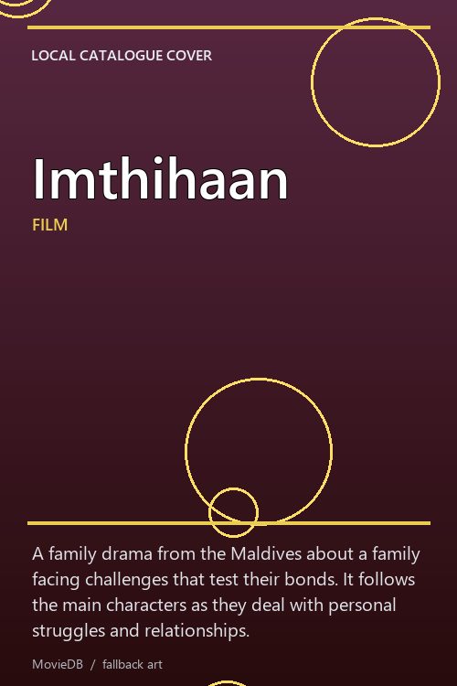 Imthihaan poster