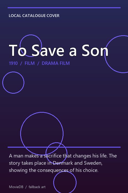To Save a Son poster