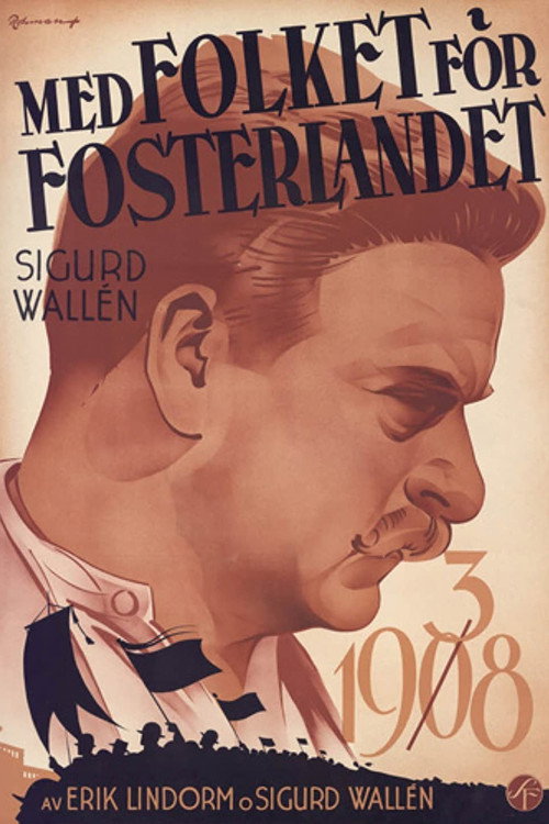 Med folket för fosterlandet poster