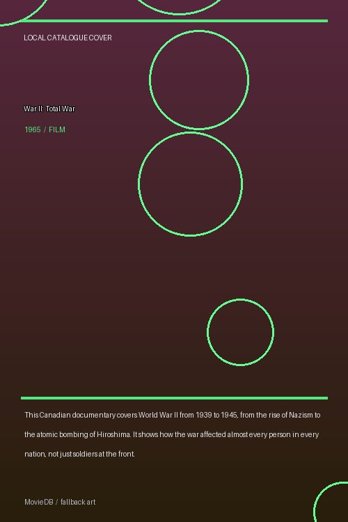 War II: Total War poster