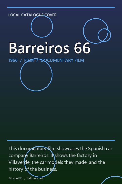 Barreiros 66 poster