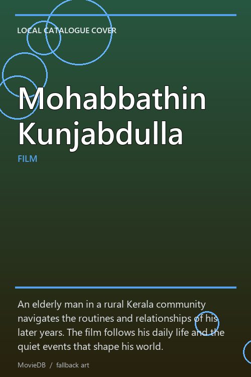 Mohabbathin Kunjabdulla poster