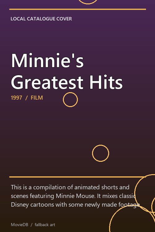 Minnie's Greatest Hits poster