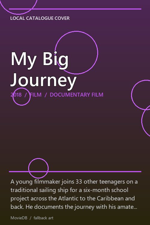 My Big Journey poster