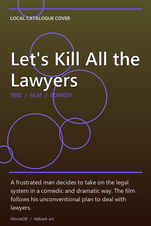 Let's Kill All the Lawyers poster