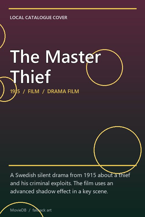 The Master Thief poster