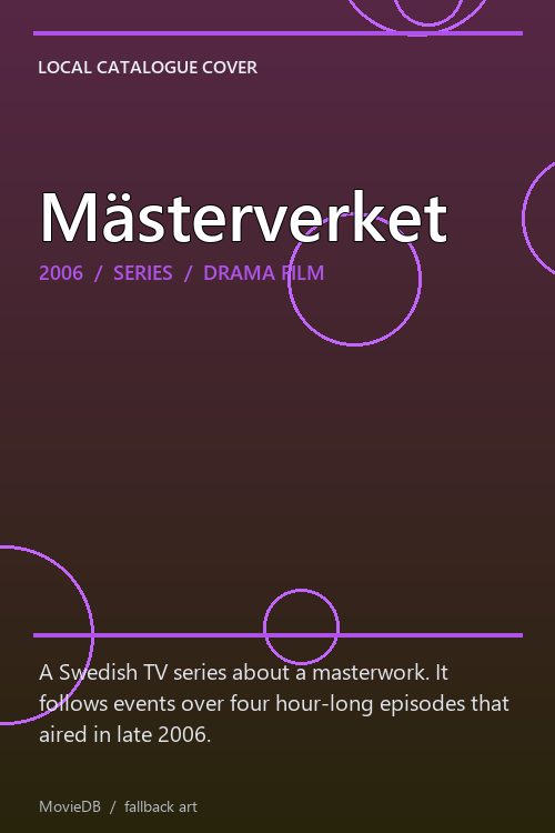 Mästerverket poster
