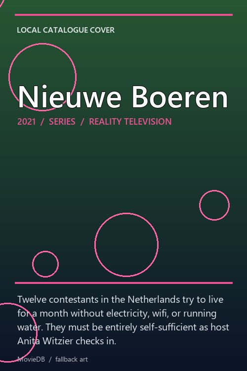 Nieuwe Boeren poster