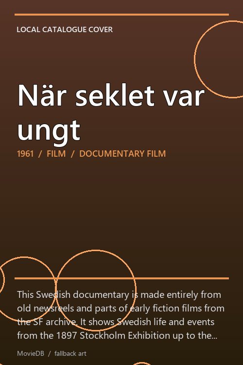 När seklet var ungt poster