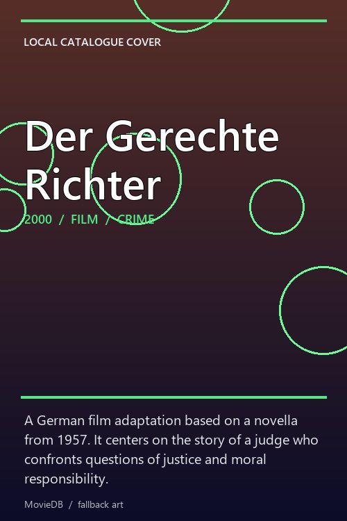 Der Gerechte Richter poster