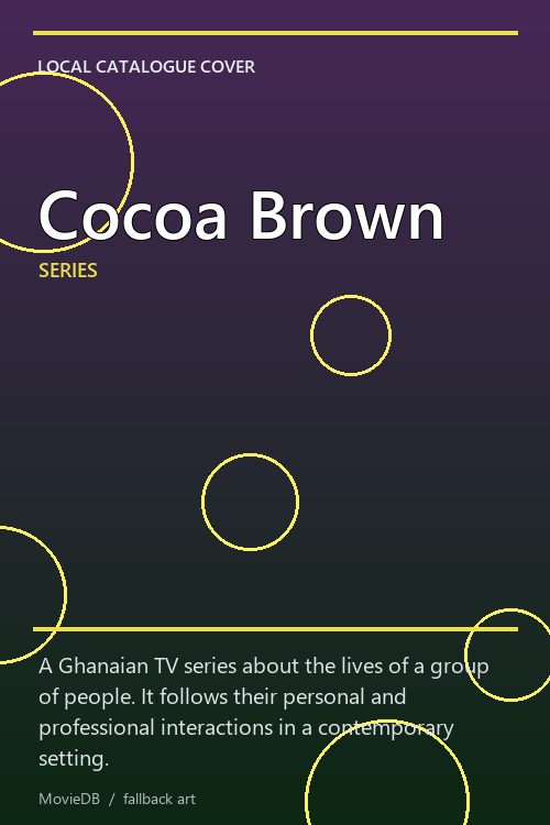Cocoa Brown poster