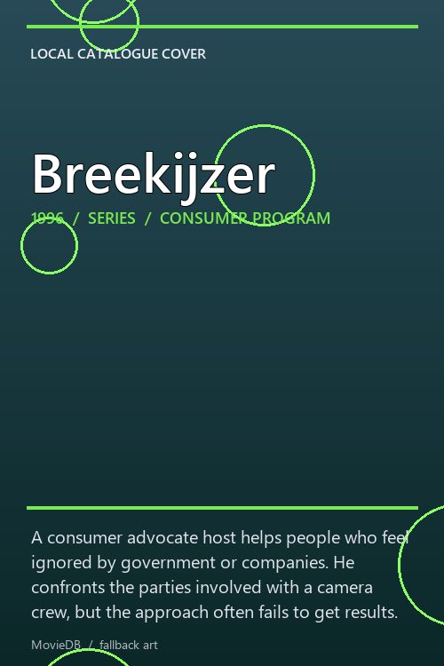 Breekijzer poster