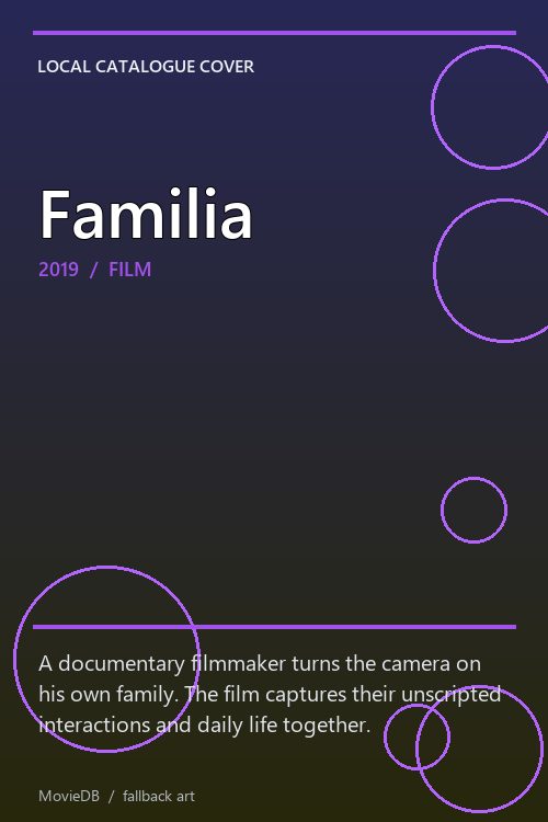 Familia poster