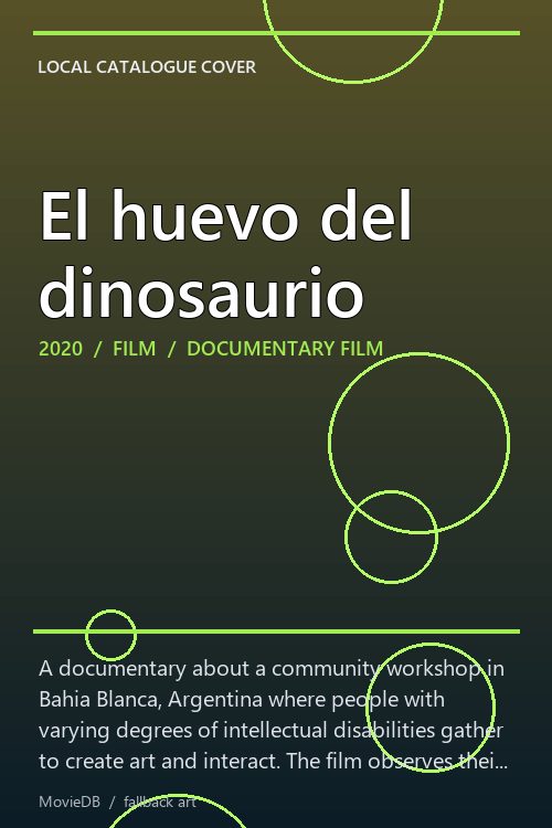 El huevo del dinosaurio poster