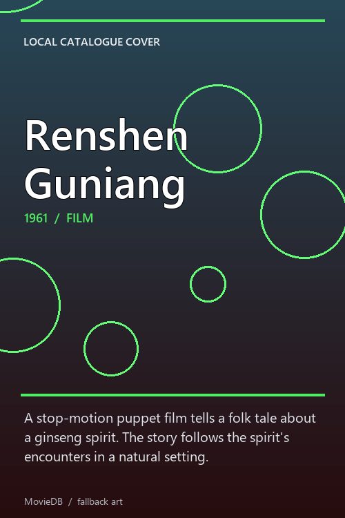 Renshen Guniang poster