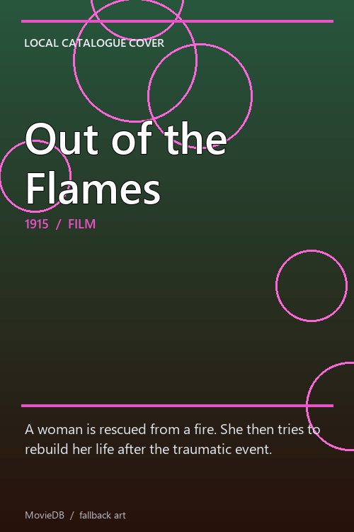 Out of the Flames poster