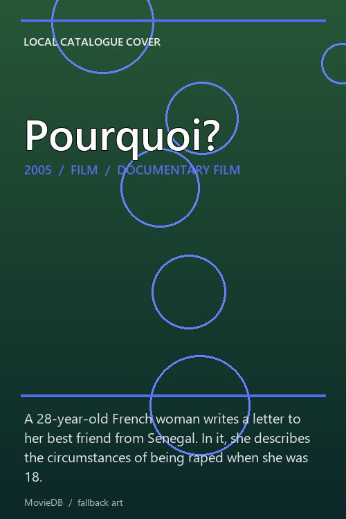 Pourquoi? poster
