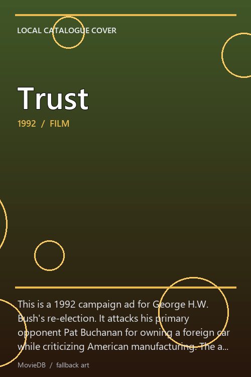 Trust poster