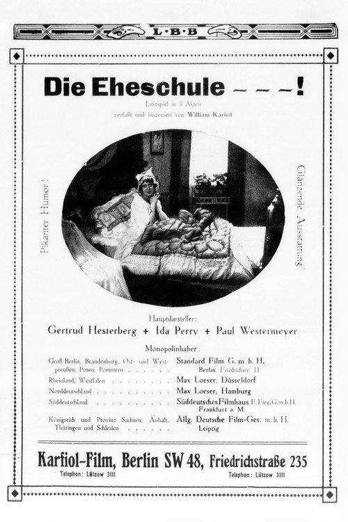Die Eheschule poster