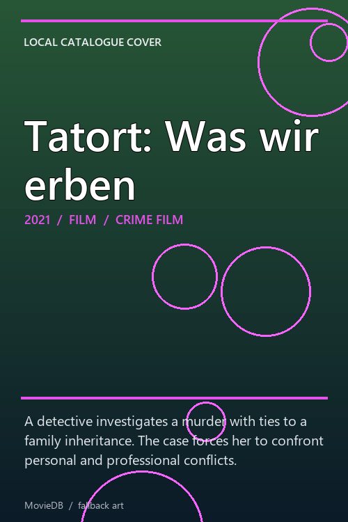 Tatort: Was wir erben poster