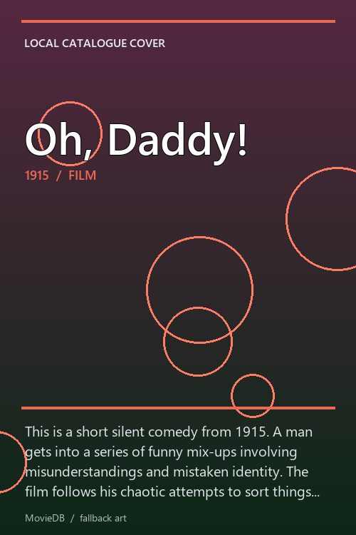 Oh, Daddy! poster