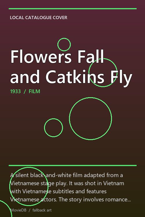 Flowers Fall and Catkins Fly poster