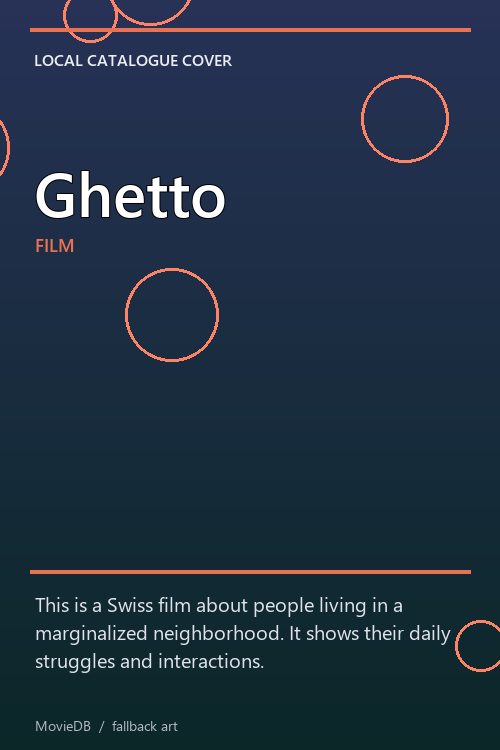 Ghetto poster