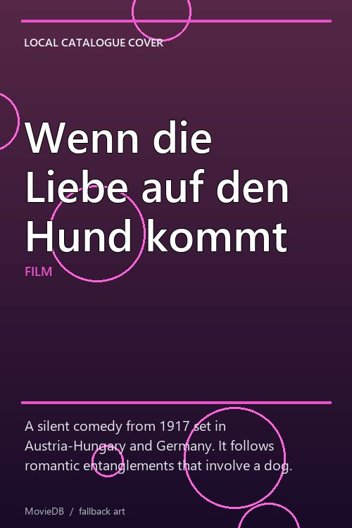 Wenn die Liebe auf den Hund kommt poster