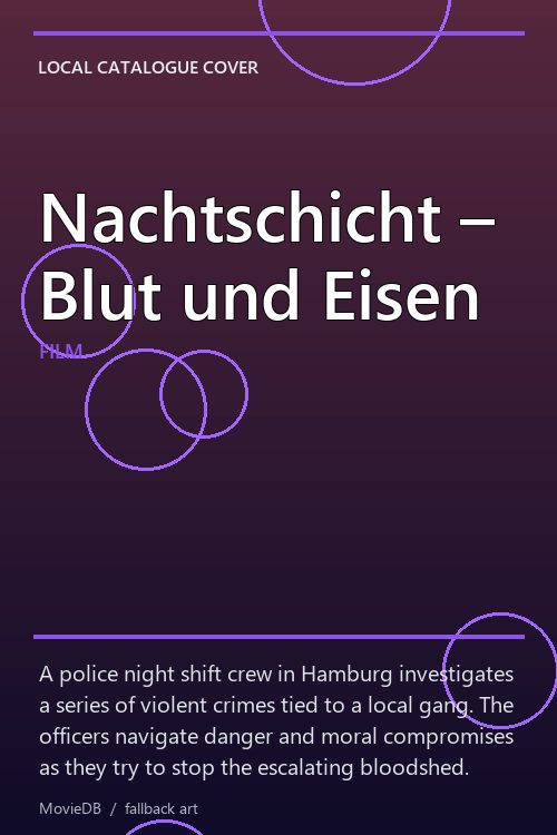 Nachtschicht – Blut und Eisen poster