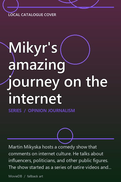 Mikyr's amazing journey on the internet poster