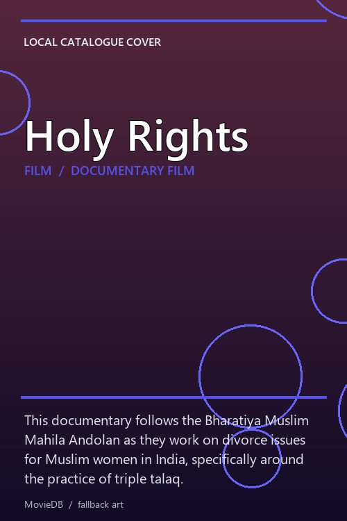 Holy Rights poster