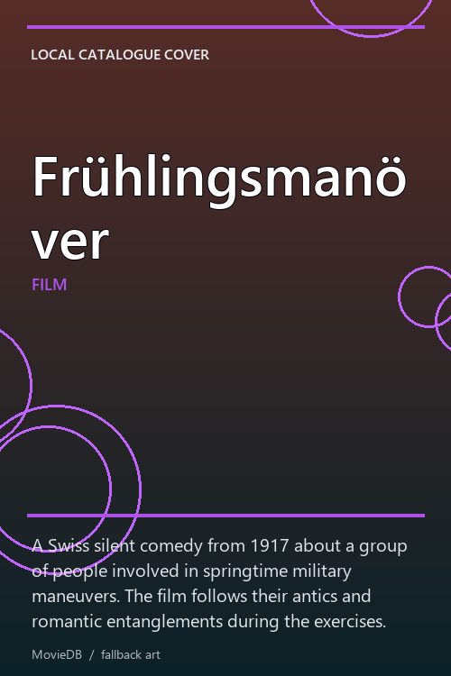 Frühlingsmanöver poster
