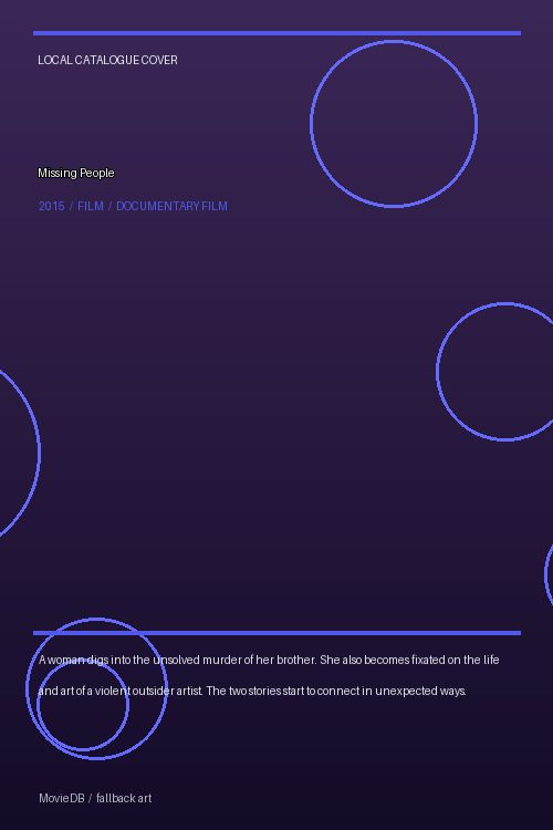 Missing People poster