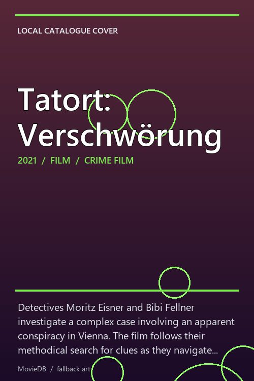 Tatort: Verschwörung poster