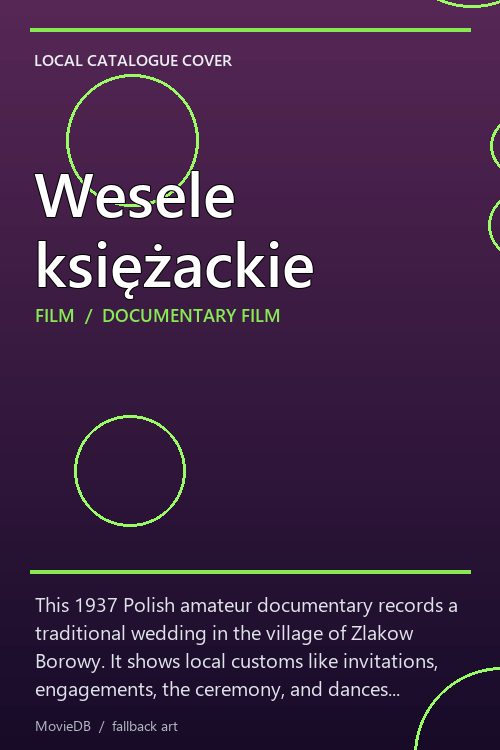 Wesele księżackie poster