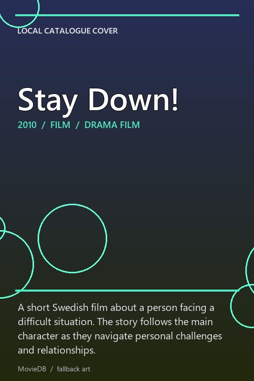 Stay Down! poster