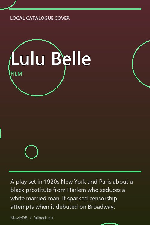 Lulu Belle poster