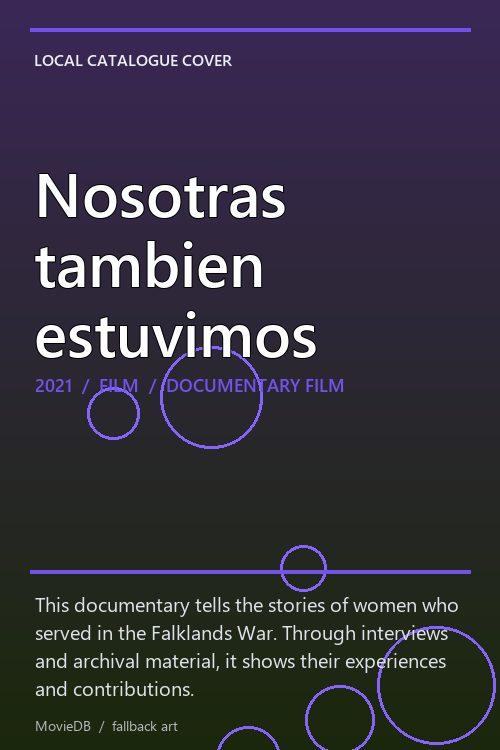 Nosotras tambien estuvimos poster