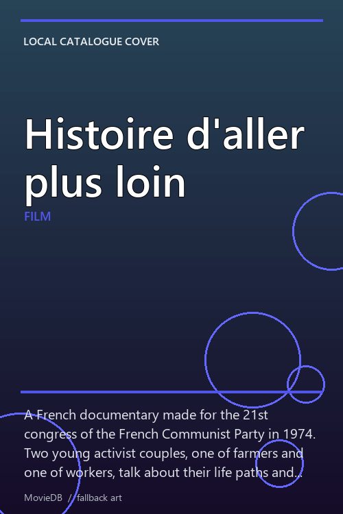 Histoire d'aller plus loin poster
