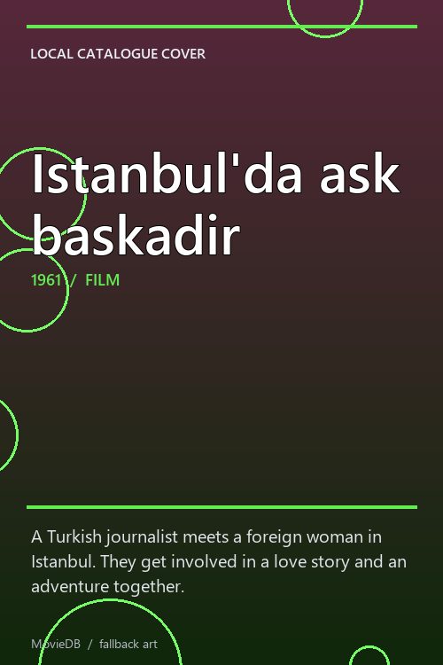 Istanbul'da ask baskadir poster