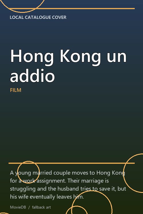 Hong Kong un addio poster